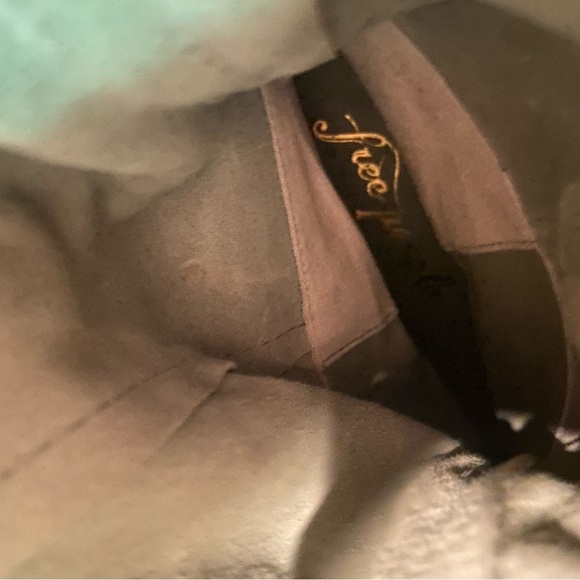 Free People size 39 EU, 8.5 US sway low slouch boots light blue EUC SOLD OUT - Picture 7 of 11